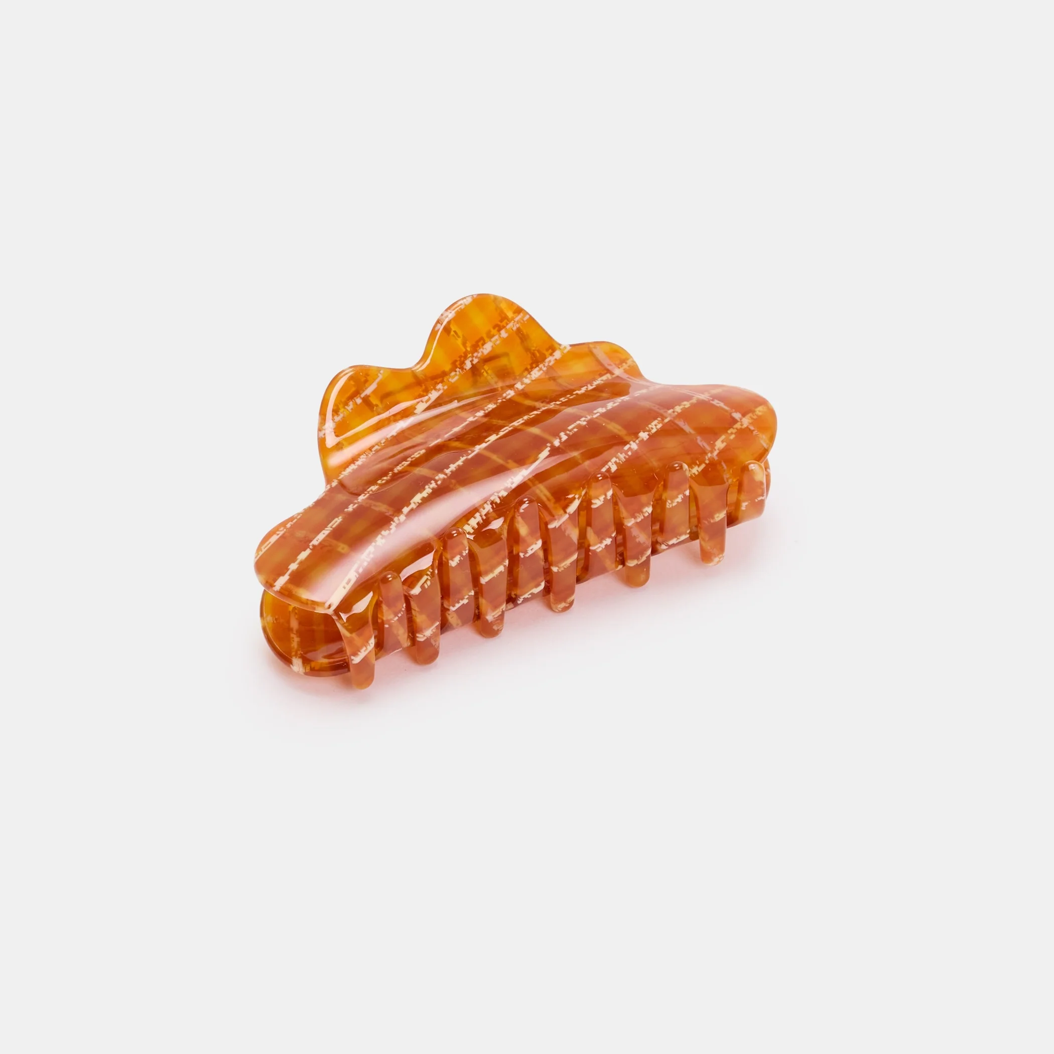 Baby Nimbus Claw in Caramel Plaid