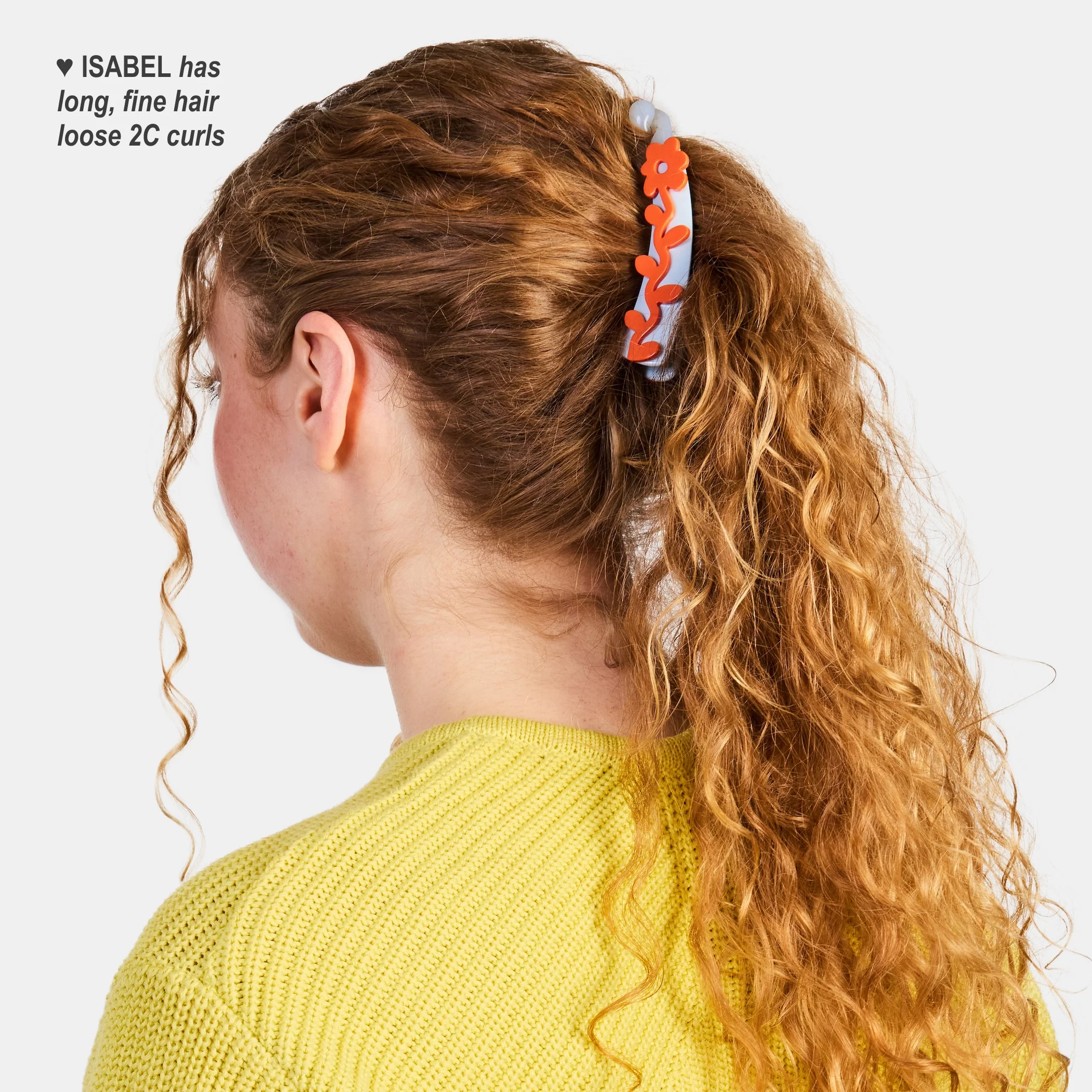 Banana Clip in Poppy Sky - Image 2