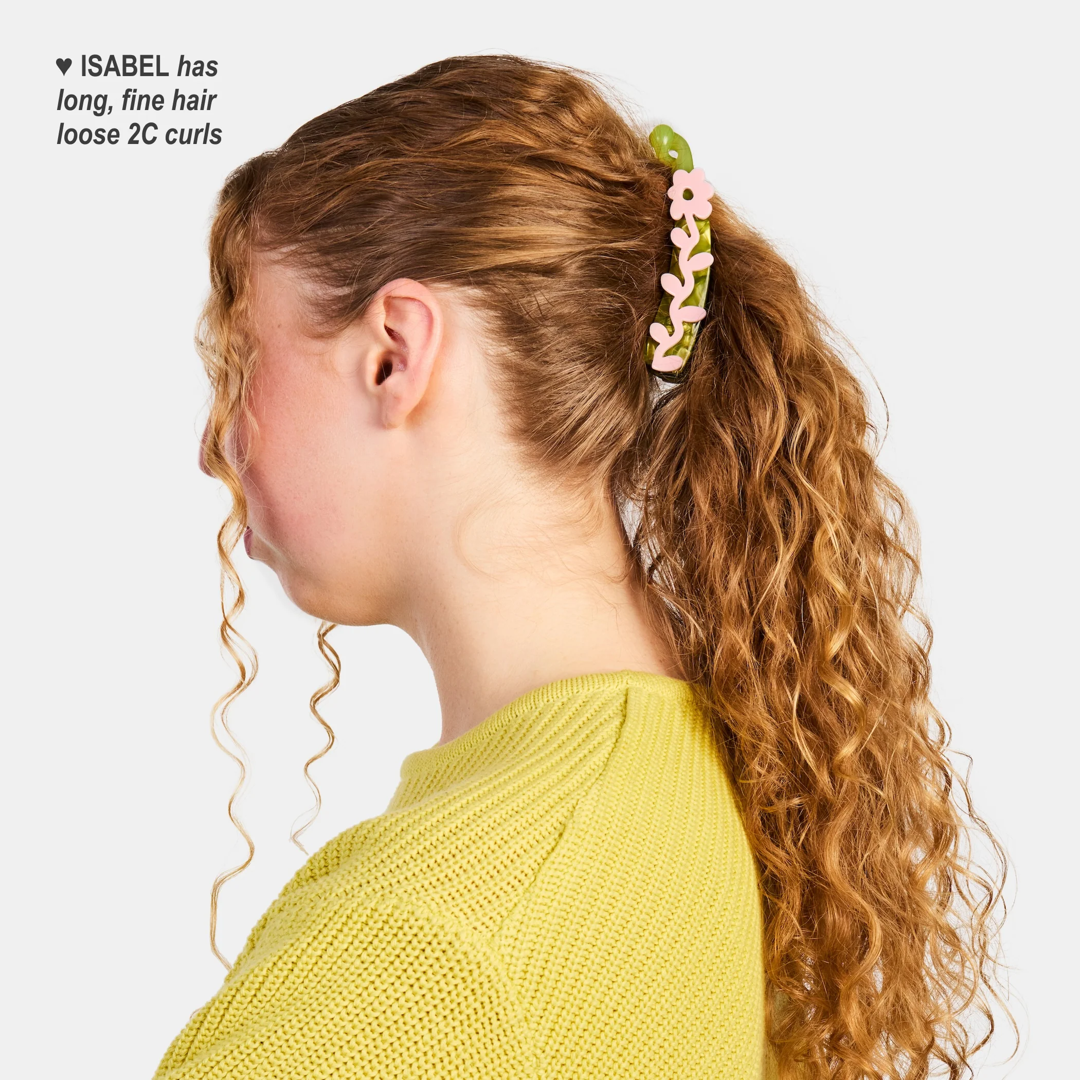 Banana Clip in Sweet Pea - Image 2