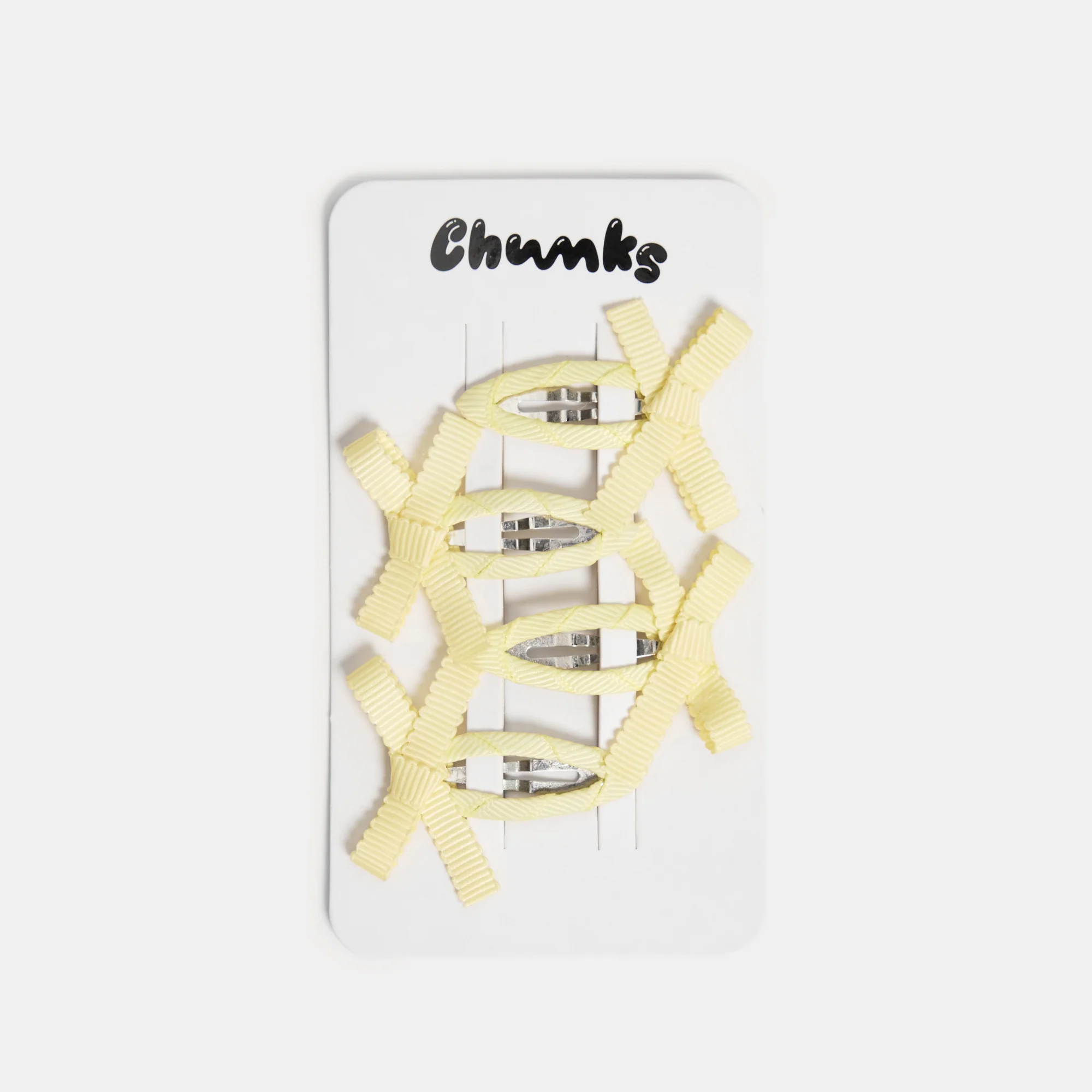Bow Snap Clips in Butter - Image 4