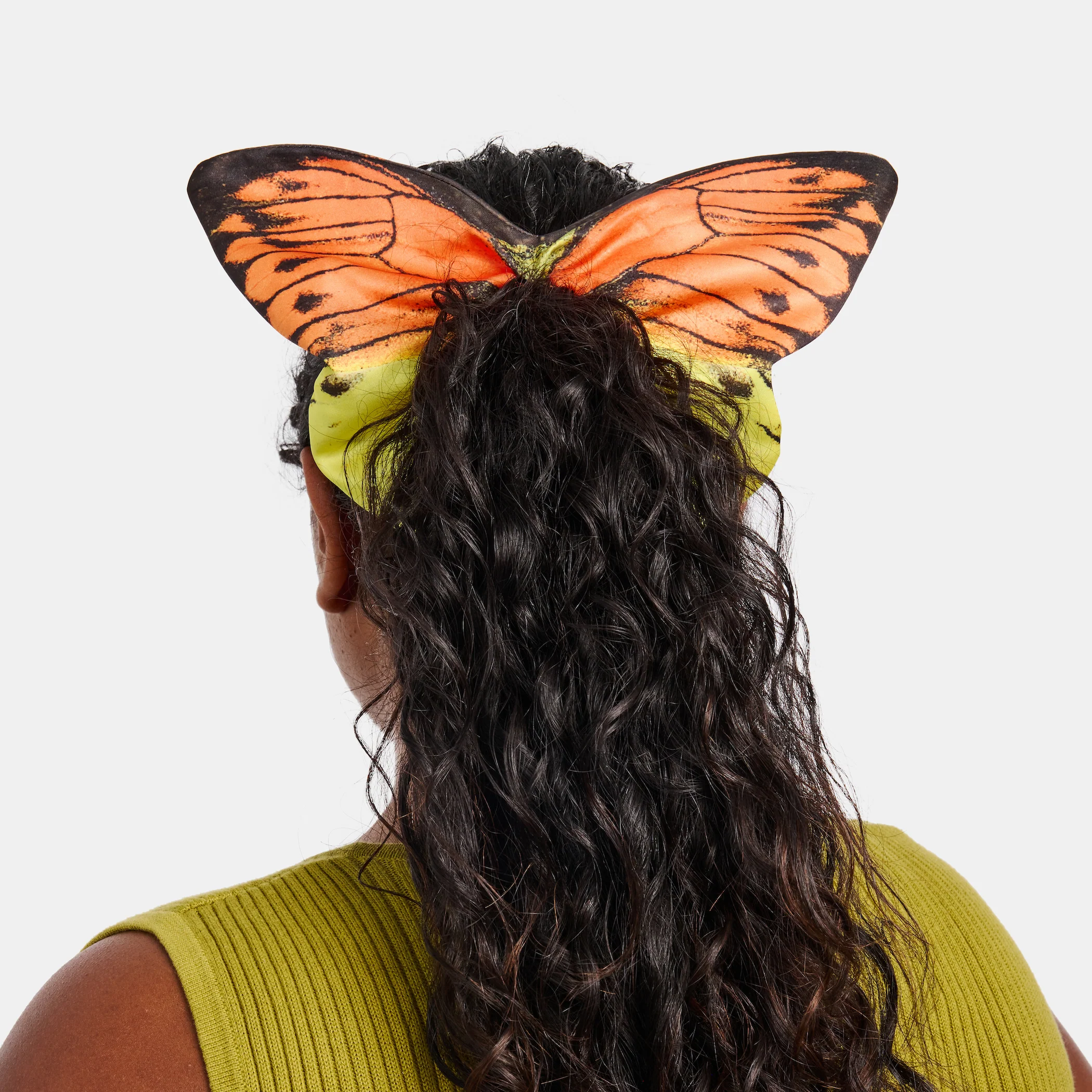 Chunks x TMG Bun Topper in Orange Tipped Butterfly - Image 3