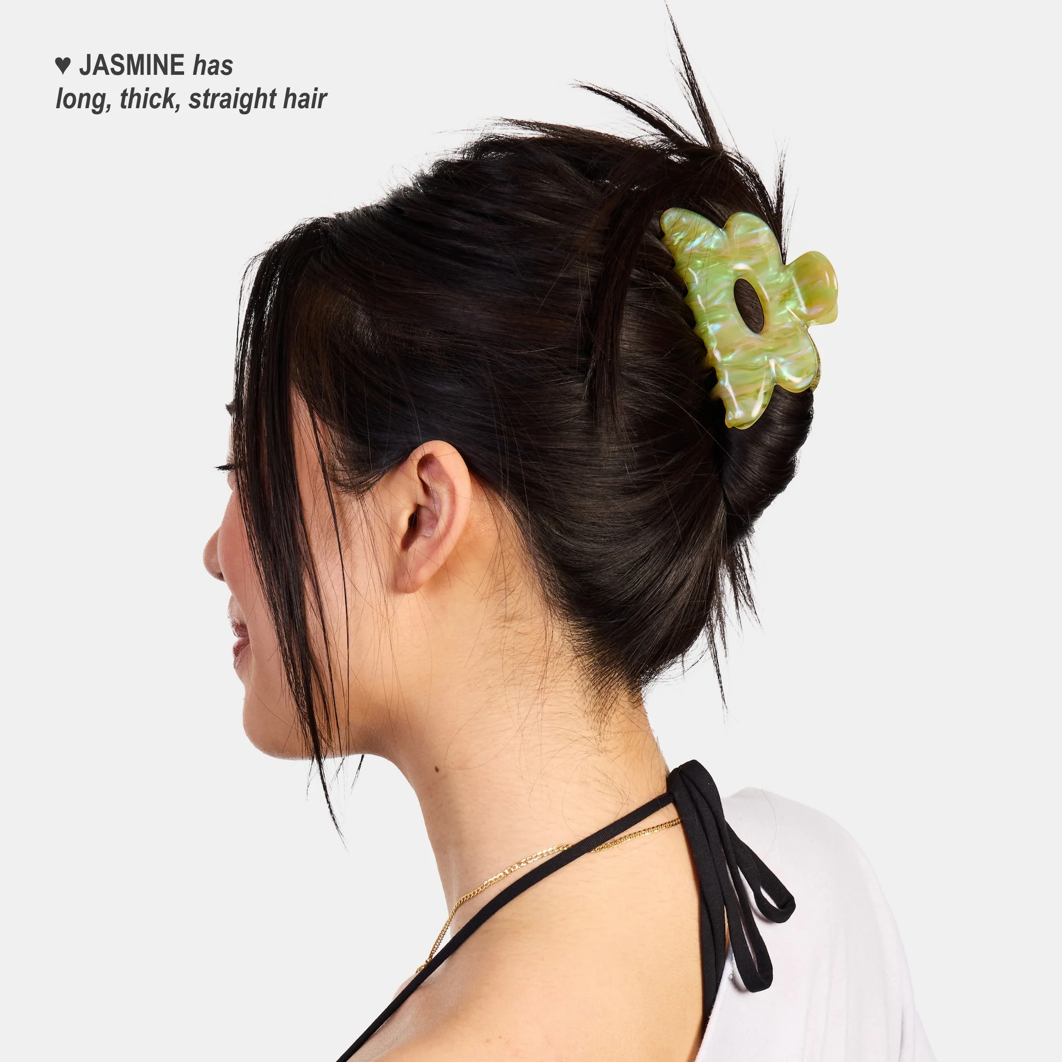 Flower Claw in Jade Swirl - Image 3