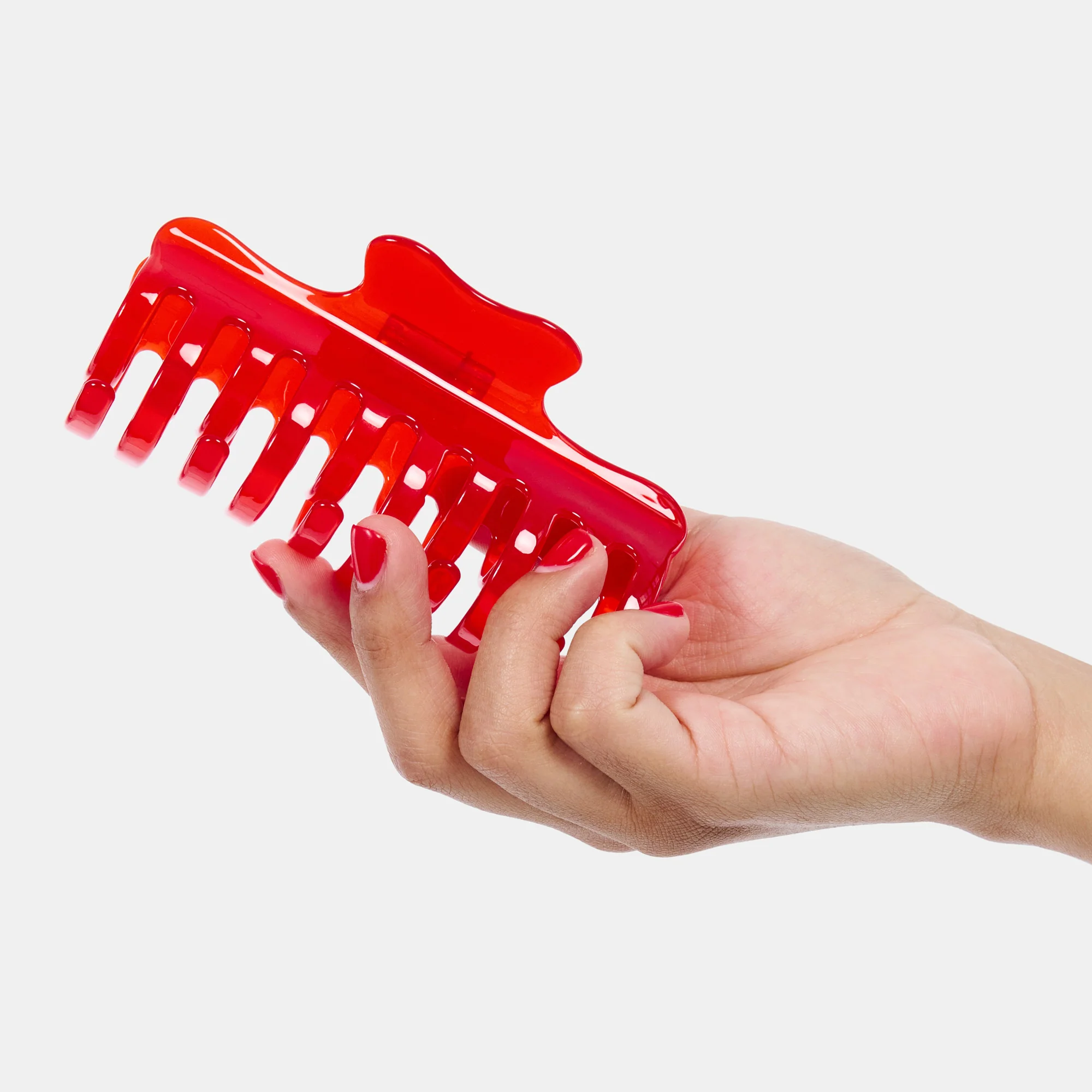 Jojo Claw in Large Candy Red - Image 4