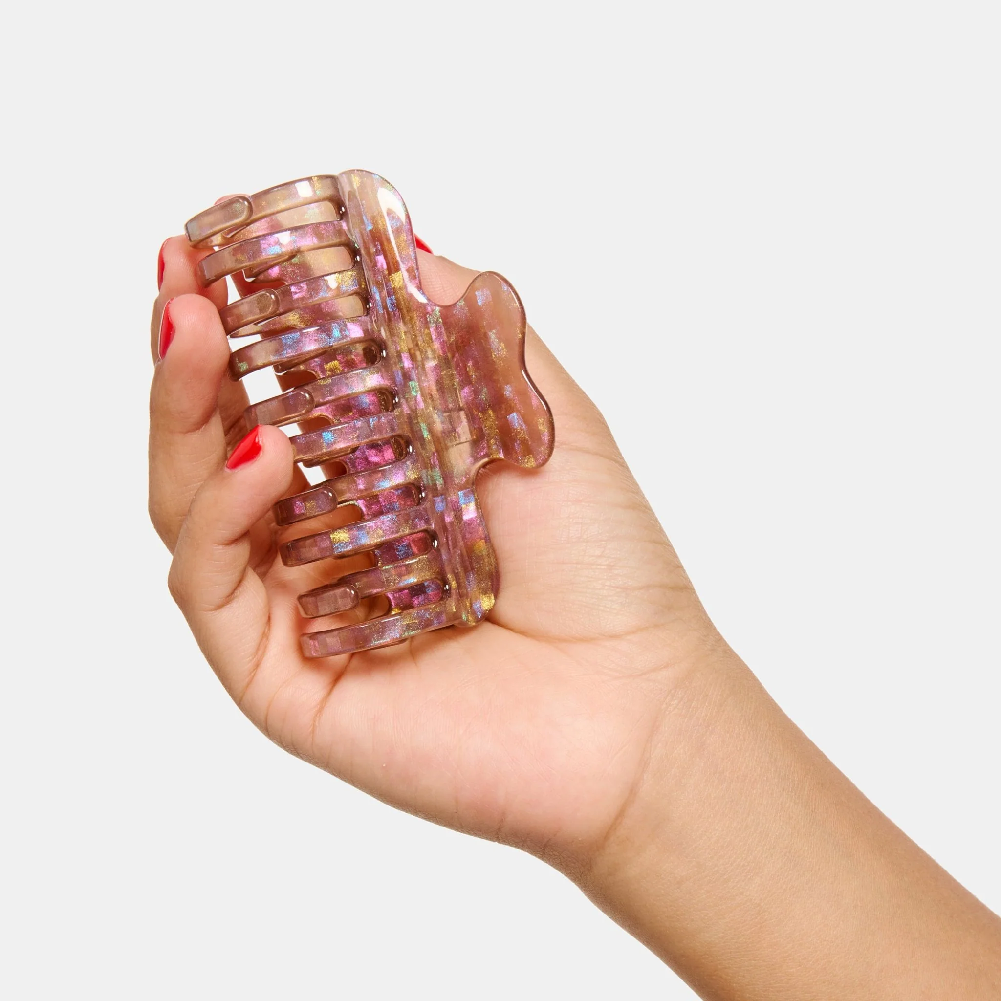 Jojo Claw in Small Hazel Sparkle - Image 3