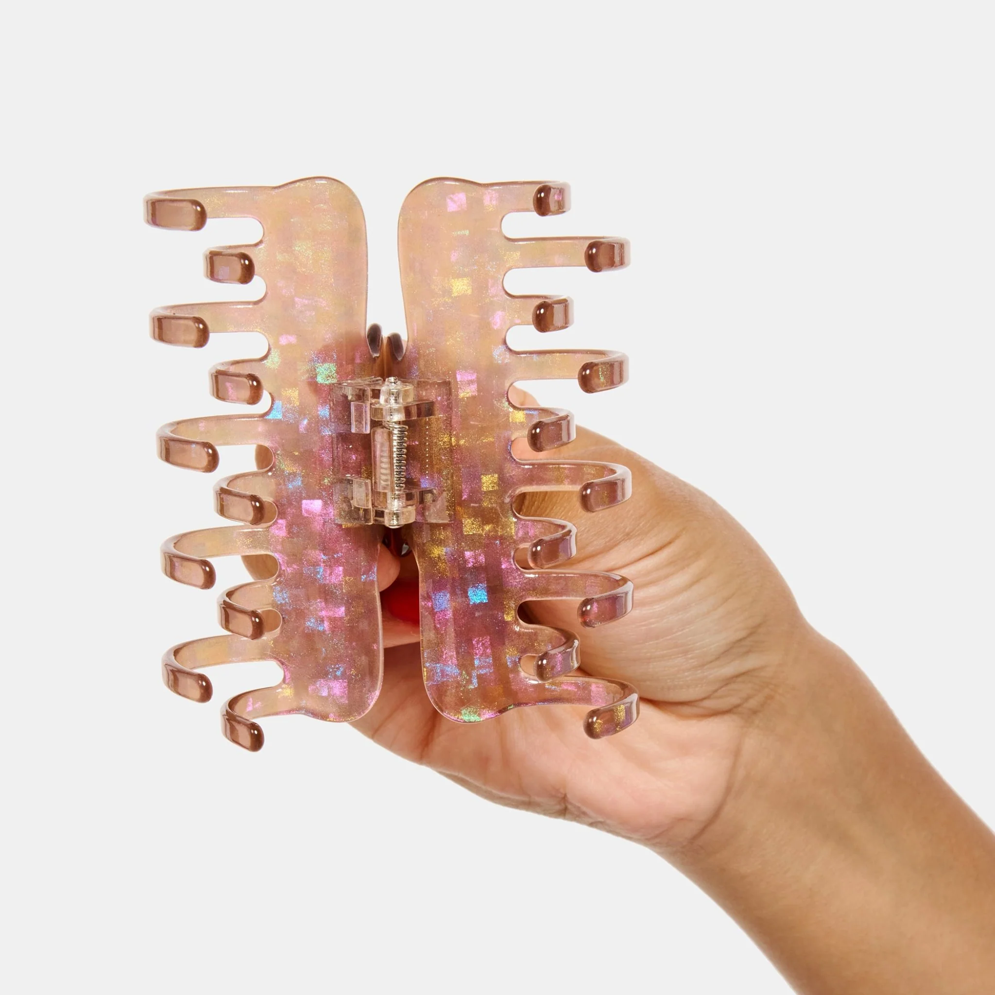 Jojo Claw in Small Hazel Sparkle - Image 4