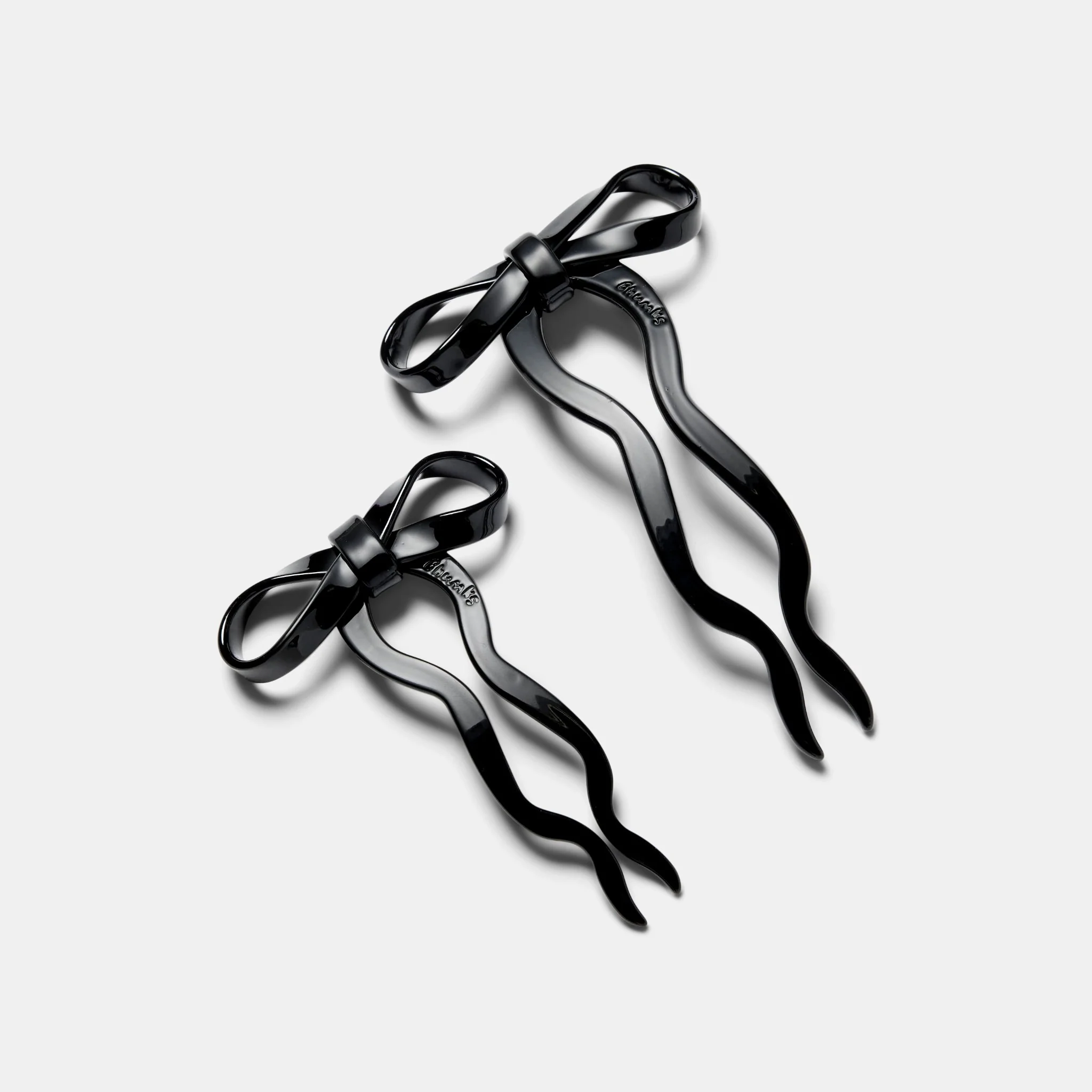 Bow Hairpin in Large Black - Image 6