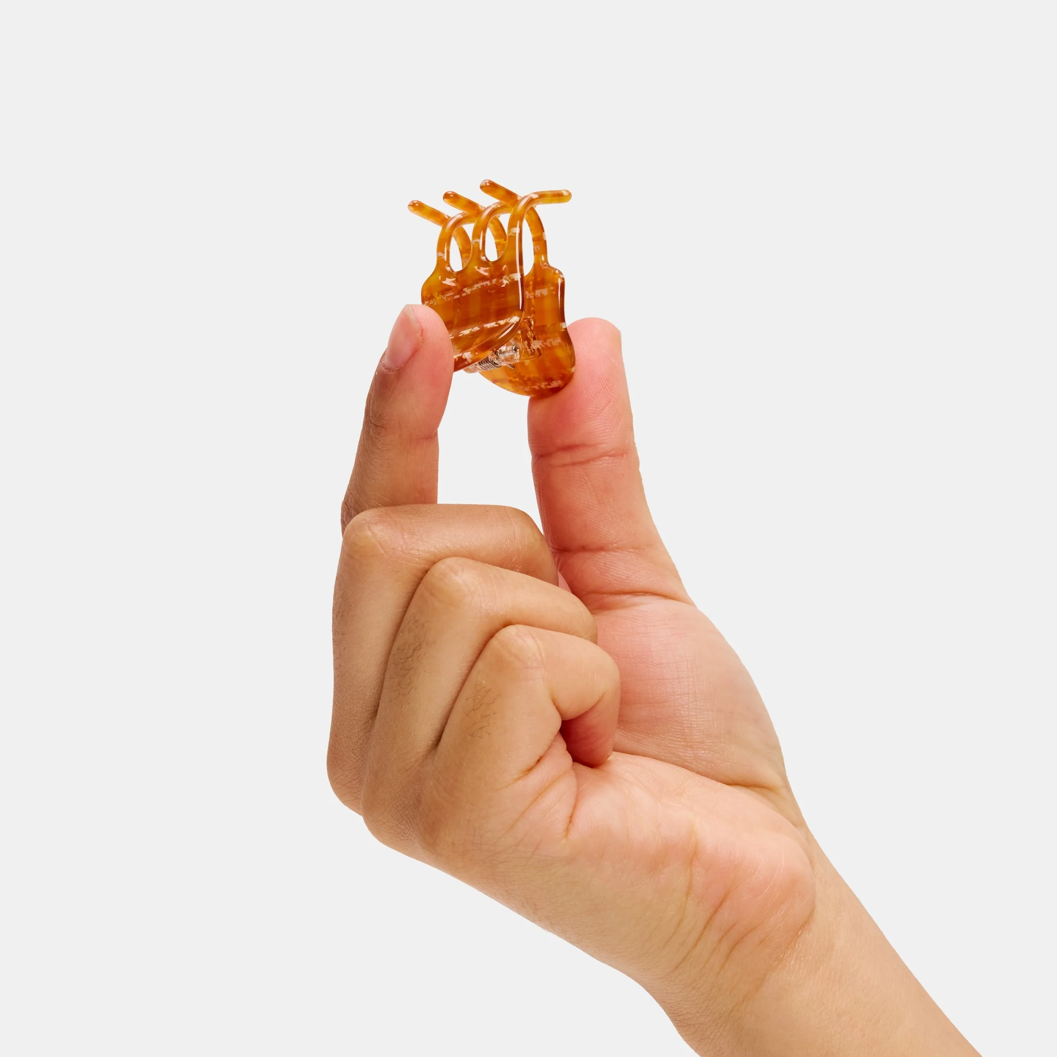 Mini Claw in Caramel Plaid - Image 3