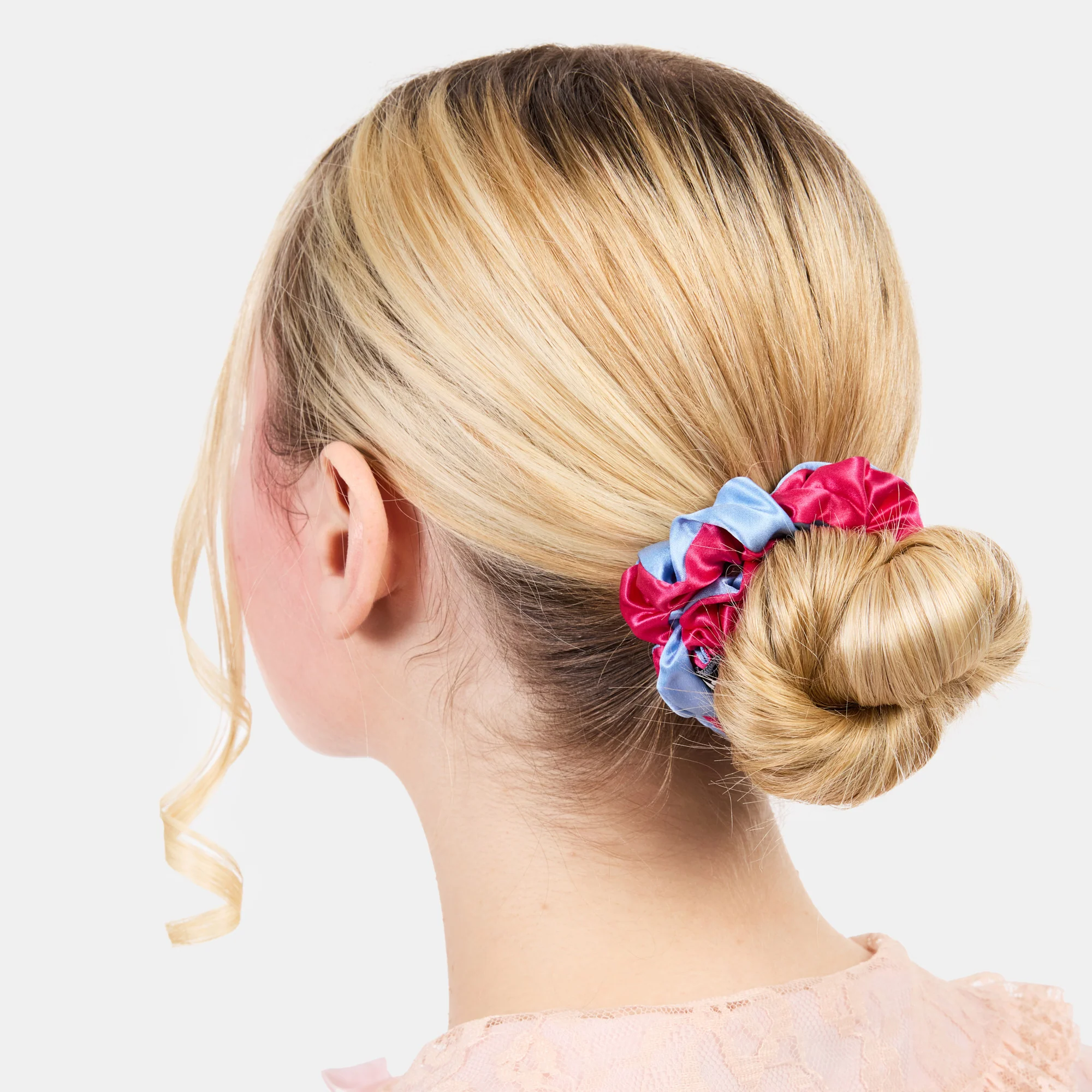Silk Scrunchies in Medium Jester - Image 3