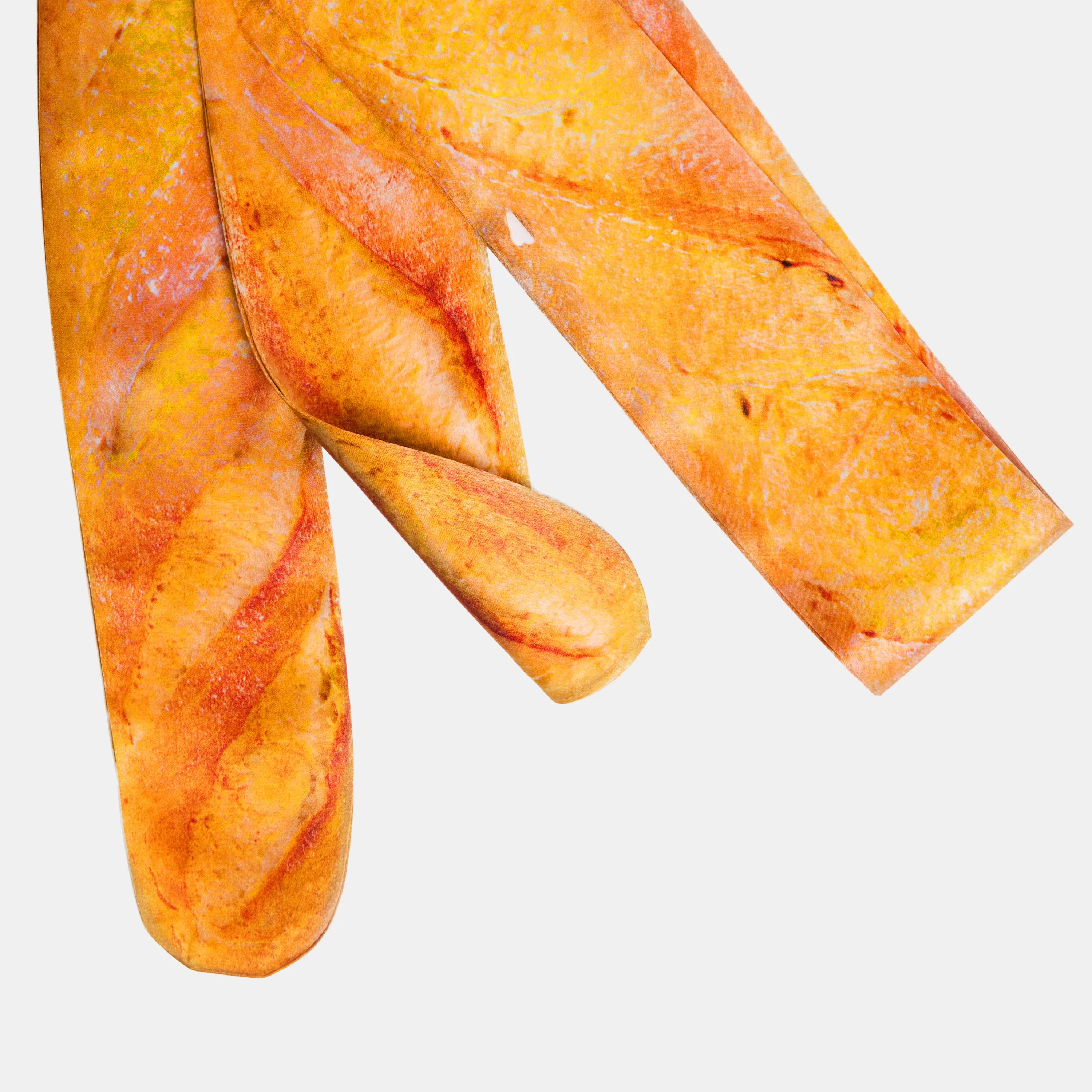 Silk Tie Scrunchie in Baguette - Image 7